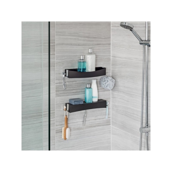 BETTER LIVING / Полка для душа CLEVER 35,6см черный (100984) BETTER LIVING / Полка для душа CLEVER 35,6см черный (100984)