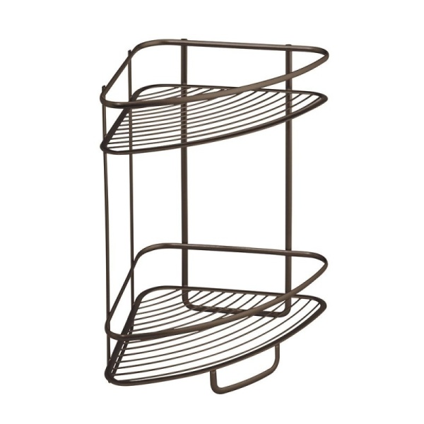 InterDesign / Угловая полка для ванной Axis Бронза (100055)