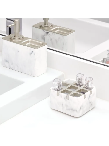 Дозатор Dakota для жидкого мыла механический 295мл белый (101595)