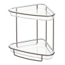 InterDesign / Полка Clarity двухъярусная угловая настольная со съемными лотками (101241) InterDesign / Полка Clarity двухъярусная угловая настольная со съемными лотками (101241)