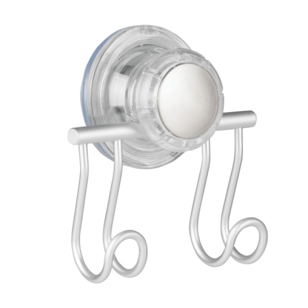 InterDesign / Двойной крючок на присоске Metro Turn-N-Lock (100639)