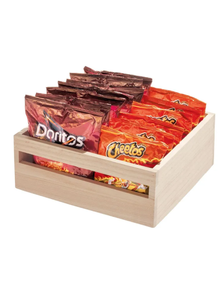 Корзина Wood 25.4х25.4х10.8см дерево Павловния (101610)