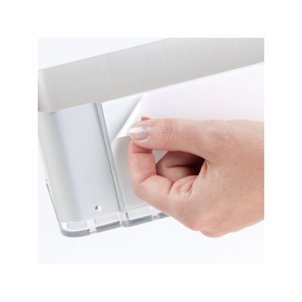 InterDesign / Полка AFFIXX Metro Ultra для душа самоклеющаяся алюминиевая (101211)