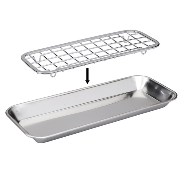 InterDesign / Мыльница GIA полированная нержавеющая сталь 26см (101318)