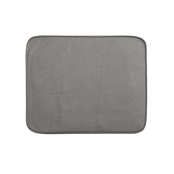InterDesign / Коврик для сушки посуды микрофибра серый 45х40см (100885) InterDesign / Коврик для сушки посуды микрофибра серый 45х40см (100885)
