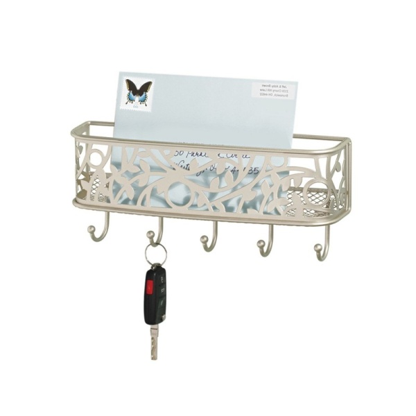 InterDesign / Настенный органайзер для ключей и писем Vine (100742)