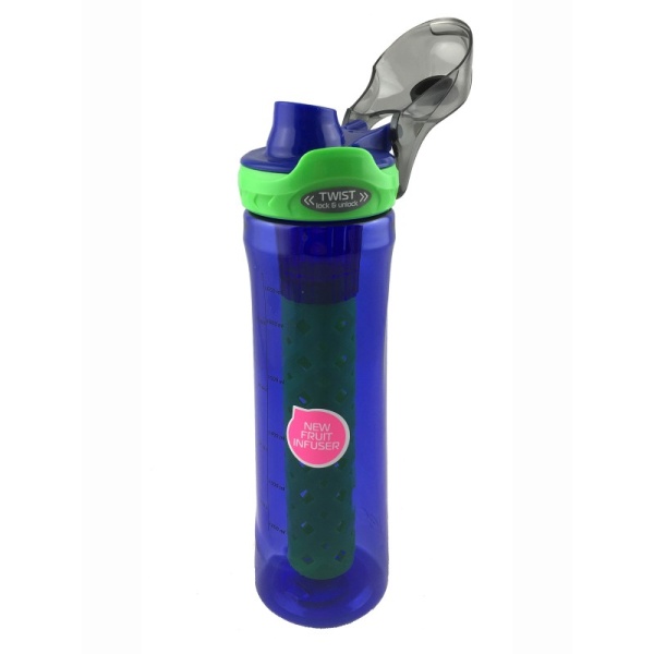 DECOR / Бутылка для воды INFUSE тритан 780мл, синий (101158) DECOR / Бутылка для воды INFUSE тритан 780мл, синий (101158)