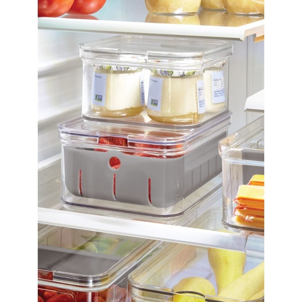InterDesign / Контейнер CRISP для холодильника со съемной корзиной 21х16х9,5см (101296) InterDesign / Контейнер CRISP для холодильника со съемной корзиной 21х16х9,5см (101296)