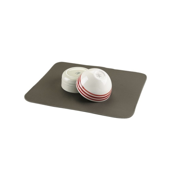 InterDesign / Коврик для сушки посуды микрофибра коричневый 45х40см (100886) InterDesign / Коврик для сушки посуды микрофибра коричневый 45х40см (100886)