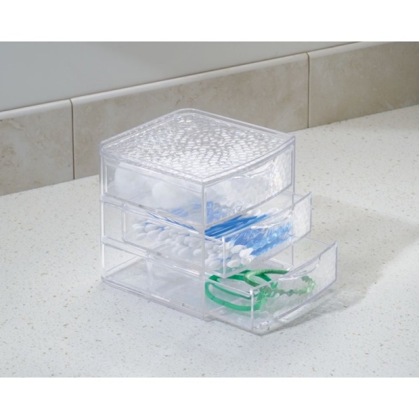 InterDesign / Органайзер дождь с ящичками 11.4х12.7х11.4 см пластик (100187)