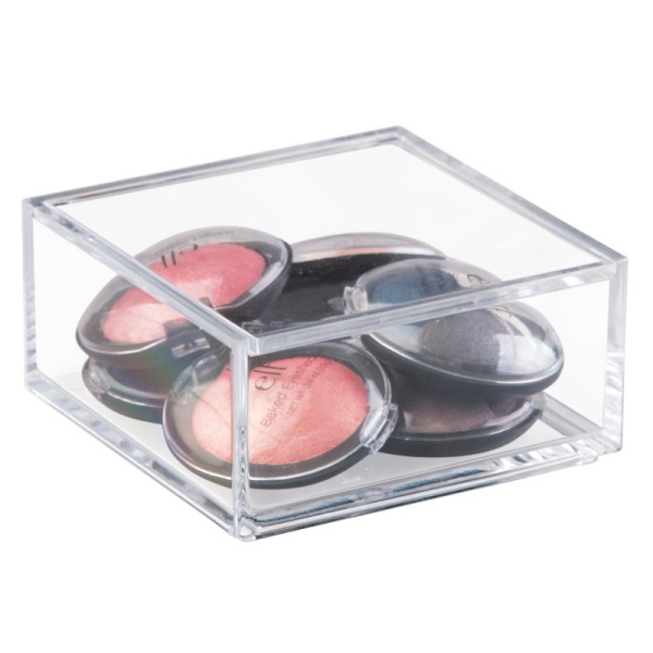 InterDesign / Органайзер Clarity с откидной крышкой 10.2х10.2х5.1см (101236)