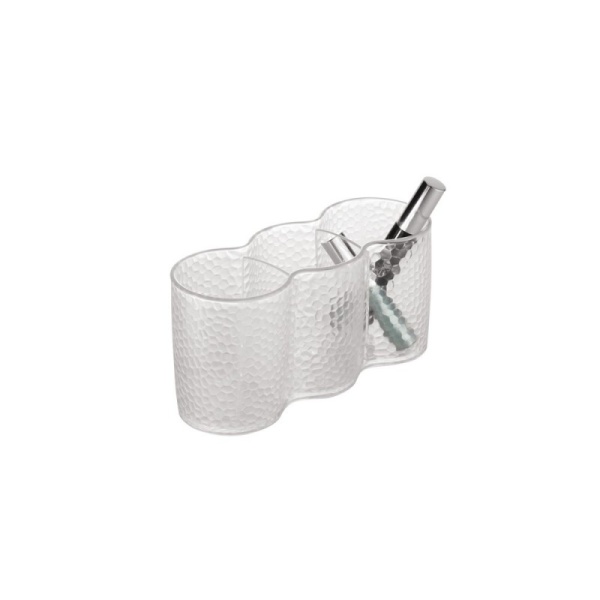 InterDesign / Тройной стакан-органайзер для косметики Rain (100670)