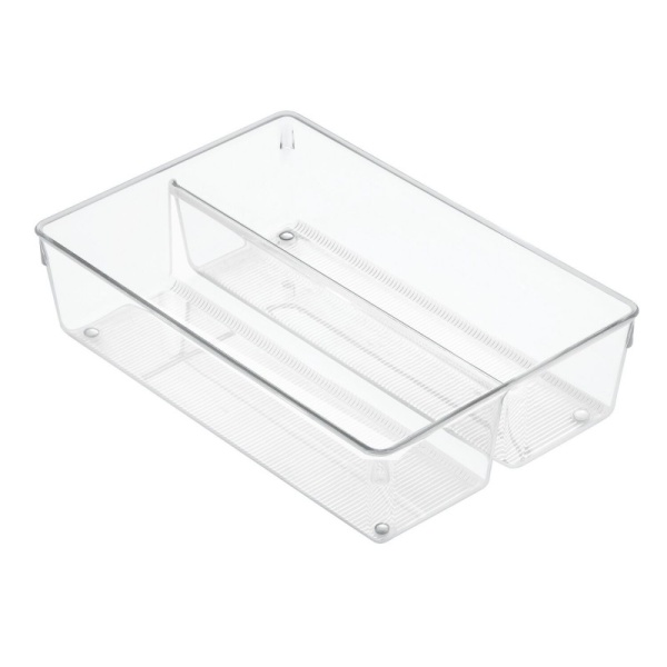 InterDesign / Лоток Linus универсальный двухсекционный 30.4х20.3х7.6см (101262)