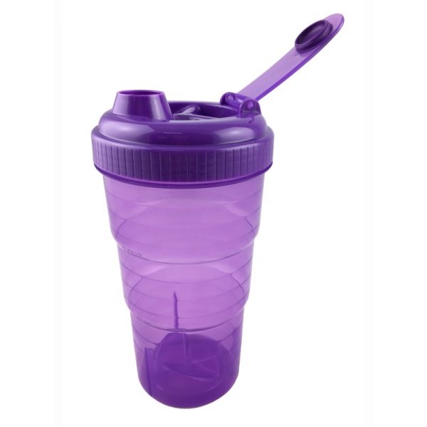 DECOR / Шейкер JET пластик 750мл , фиолетовый (101109)