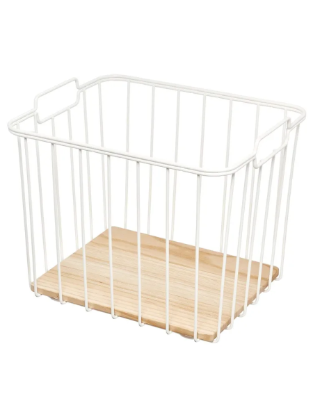 Корзина Wire & Paulownia Wood 36.2х31.7х30.5см (101553)