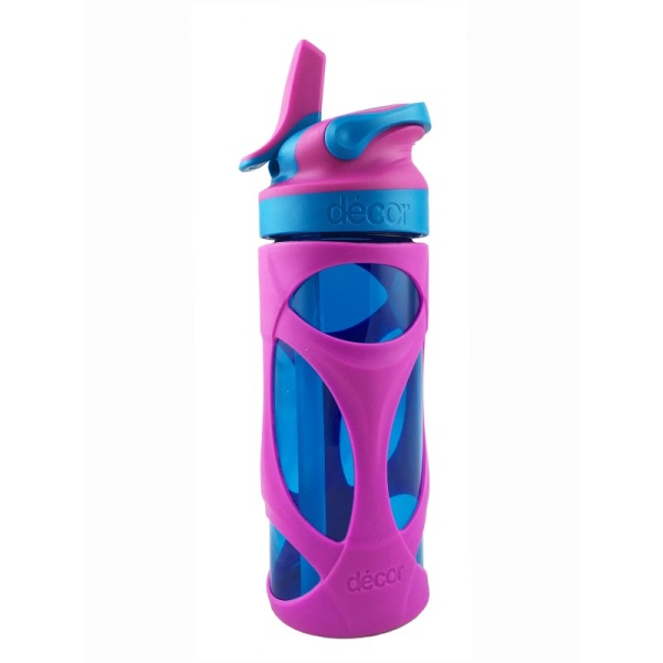 DECOR / БУТЫЛКА ТРИТАН YOUTH ENDURO СИЛИК.РУКАВЕ 450МЛ ФУКСИЯ,СИНИЙ (101137) DECOR / БУТЫЛКА ТРИТАН YOUTH ENDURO СИЛИК.РУКАВЕ 450МЛ ФУКСИЯ,СИНИЙ (101137)