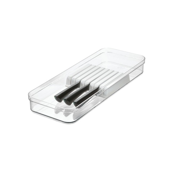 InterDesign / Лоток CRISP модульный для хранения 8 ножей 41х15х3см (101315) InterDesign / Лоток CRISP модульный для хранения 8 ножей 41х15х3см (101315)