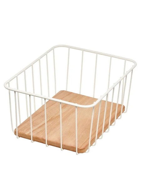 Корзина Wire & Paulownia Wood 25.4х20.3х12.7см (101554)