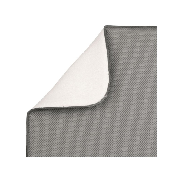 InterDesign / Коврик для сушки посуды микрофибра серый 45х40см (100885) InterDesign / Коврик для сушки посуды микрофибра серый 45х40см (100885)
