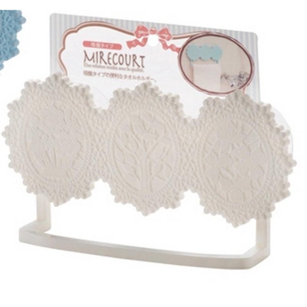 Yamada / Держатель для полотенец на присосках МОЛОЧНЫЙ (100289) Yamada / Держатель для полотенец на присосках МОЛОЧНЫЙ (100289)