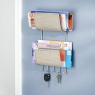 InterDesign / Ключница настенная Magazine & Mail Rack с органайзером (101323)