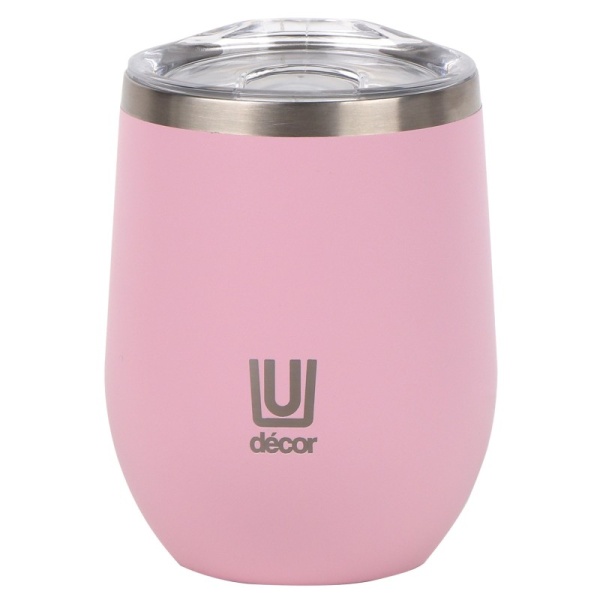 DECOR / Термокружка WINE&COFFEE нержавеющая сталь, вакуумная изоляция 350мл, розовый (101180) DECOR / Термокружка WINE&COFFEE нержавеющая сталь, вакуумная изоляция 350мл, розовый (101180)