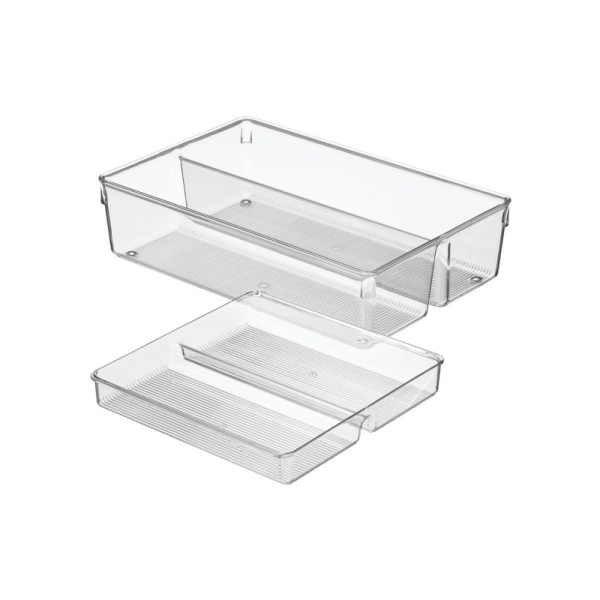 InterDesign / Органайзер для столовых приборов Linus из двух предметов (100866) InterDesign / Органайзер для столовых приборов Linus из двух предметов (100866)