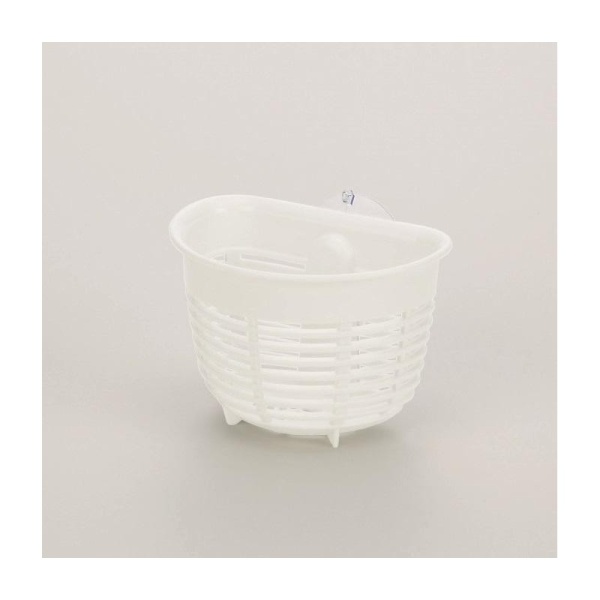 Inomata / Держатель для губки на присоске БЕЛЫЙ (100281)