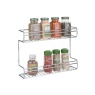 InterDesign / Полка CLASSICO двухъярусная для специй и приправ настенная (101247)