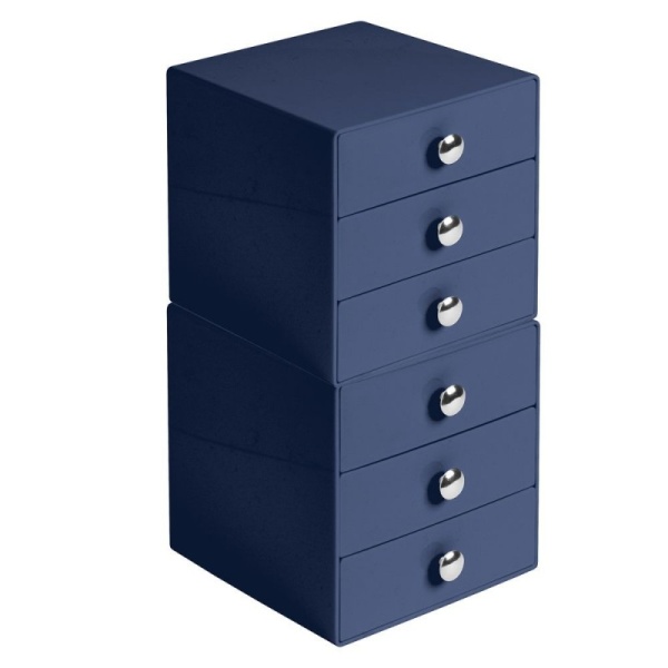 InterDesign / Большой цветной органайзер с 3 выдвижными ящиками Синий (100030) InterDesign / Большой цветной органайзер с 3 выдвижными ящиками Синий (100030)