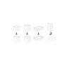 InterDesign / Органайзер-полочки для храния  с 2-мя ящиками (100656) InterDesign / Органайзер-полочки для храния  с 2-мя ящиками (100656)