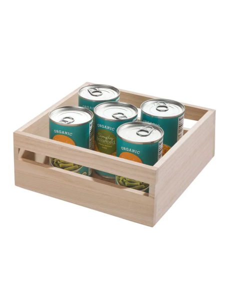 Корзина Wood 25.4х25.4х10.8см дерево Павловния (101610)