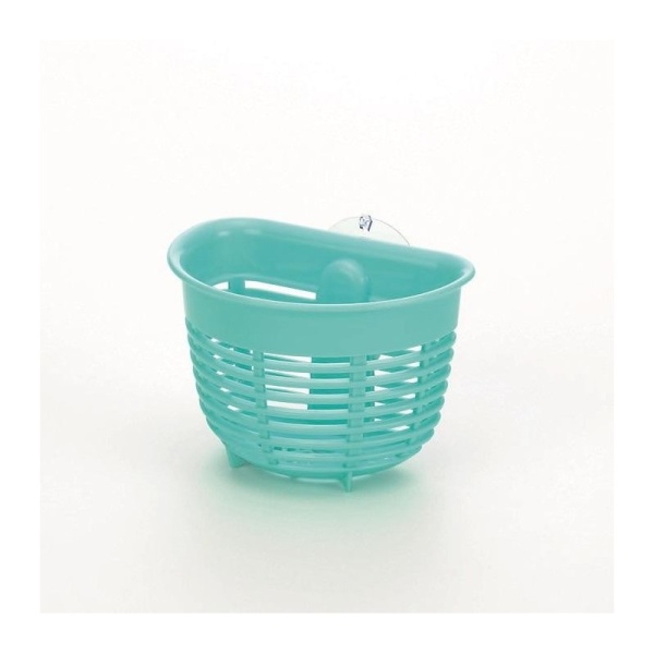 Inomata / Держатель для губки на присоске ГОЛУБОЙ (100283)