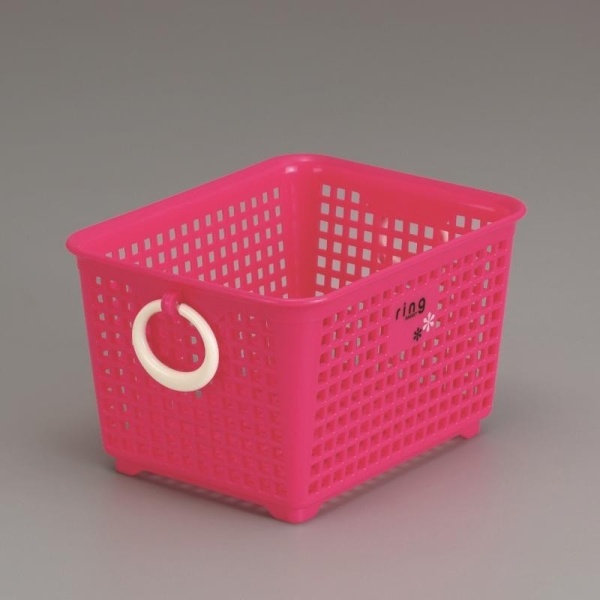 Inomata / Корзина   145*115*90мм с ручками МАЛИНА (100380) Inomata / Корзина   145*115*90мм с ручками МАЛИНА (100380)