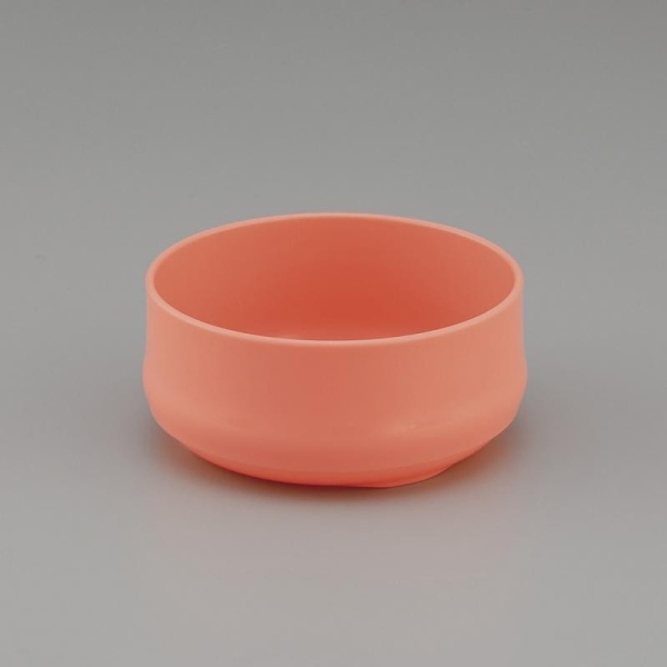 Inomata / Миска для СВЧ 300мл глуб. детская РОЗОВЫЙ (100468)