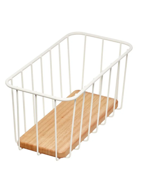 Корзина Wire & Paulownia Wood 25.4х12.7х12.7см (101564)