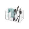 InterDesign / Подставка для кухонных принадлежностей CRISP 4 отделения со съемными разделителями (101311) InterDesign / Подставка для кухонных принадлежностей CRISP 4 отделения со съемными разделителями (101311)