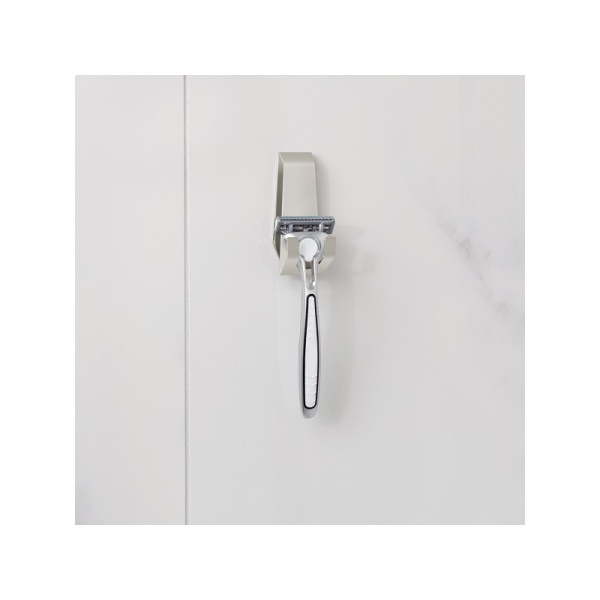 BETTER LIVING / Крючок FACET двойной самоклеющийся стальной (101019)