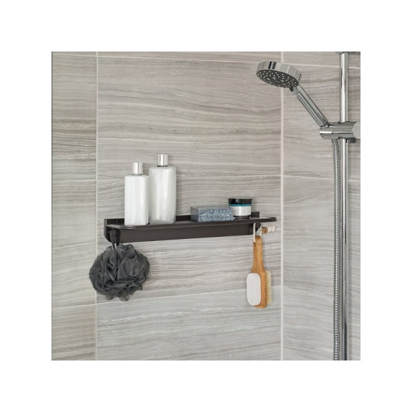 BETTER LIVING / Полка для ванной комнаты GLIDE черный (101193) BETTER LIVING / Полка для ванной комнаты GLIDE черный (101193)