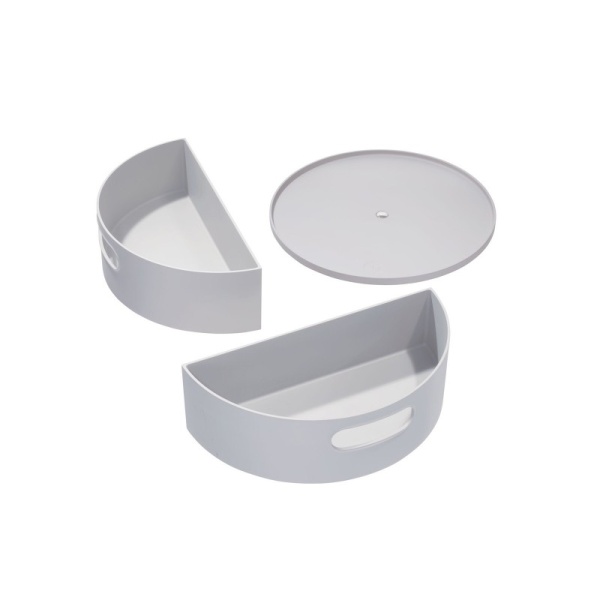 InterDesign / Органайзер Drawer для хранения из 3-х предметов переработанный пластик 25.5х9см (101372)