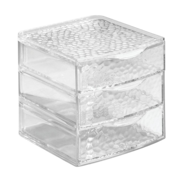 InterDesign / Органайзер дождь с ящичками 11.4х12.7х11.4 см пластик (100187)