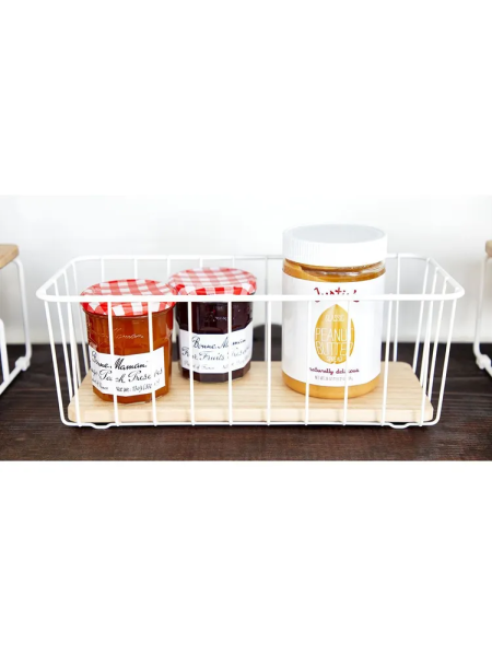 Корзина Wire & Paulownia Wood 40.6х20.3х12.7см (101568)