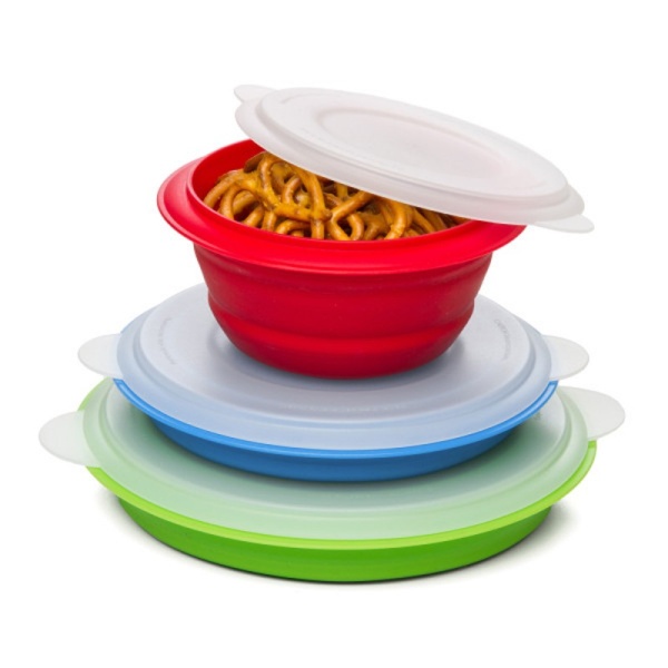 Progressive / Набор складных контейнеров с крышками Prepworks 354мл, 710мл, 1,18л (101492)