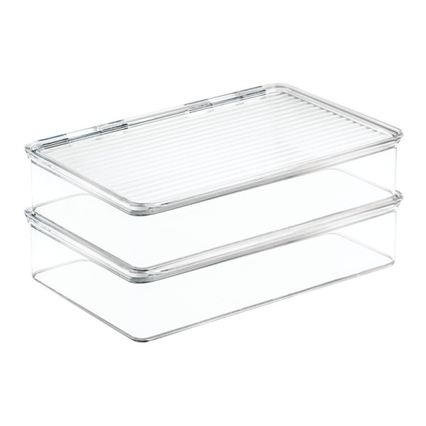 InterDesign / Контейнер  для хранения с откидной крышкой (100794)