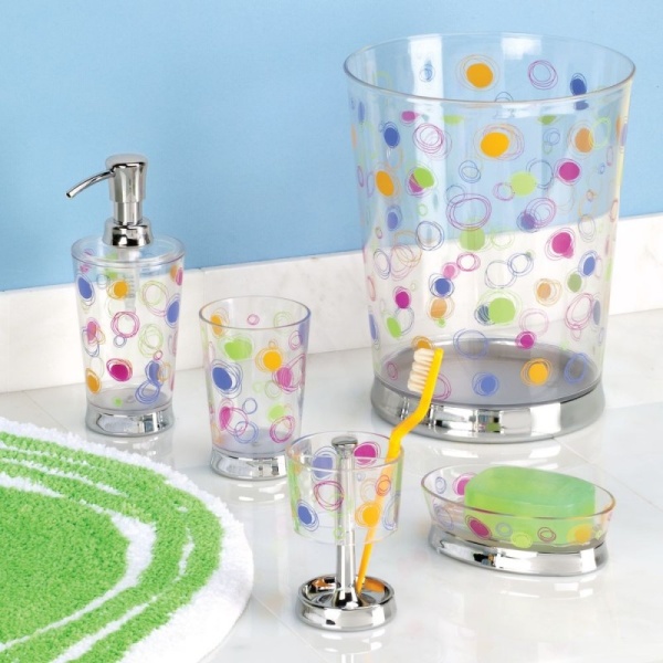 InterDesign / Диспенсер для жидкого мыла мыльные пузыри пластик/хром (100144)