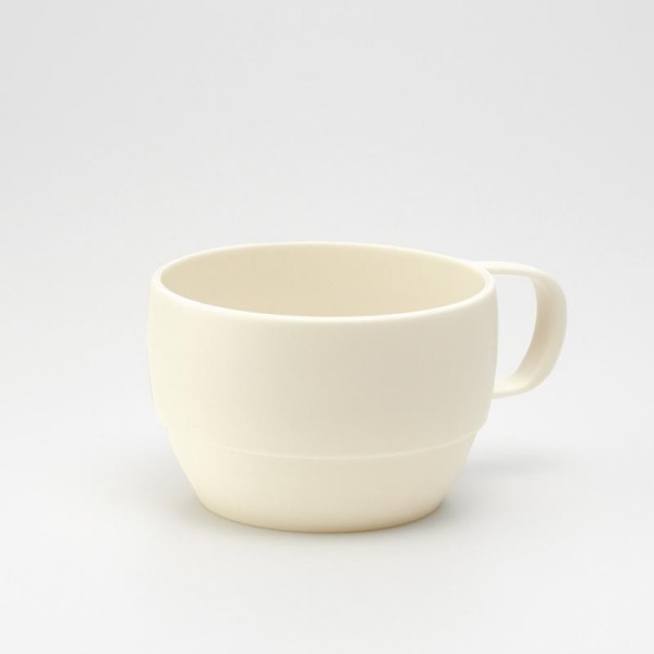 Inomata / Кружка для СВЧ 350мл СЛОНОВАЯ КОСТЬ (100435) Inomata / Кружка для СВЧ 350мл СЛОНОВАЯ КОСТЬ (100435)