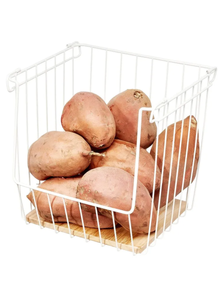 Корзина Wire & Paulownia Wood 30.5х30.5см (101565)