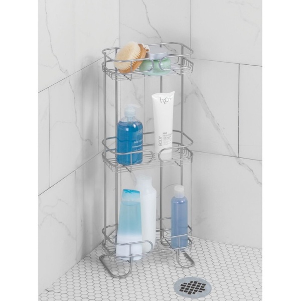 InterDesign / Полка прямоугольная трехъярусная Neo стальная (100830)