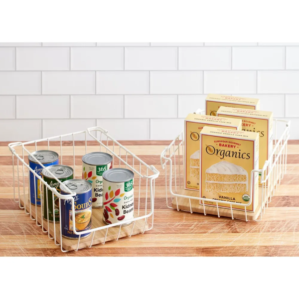 Корзина Wire & Paulownia Wood 35.5х25.4х15.2см (101559)