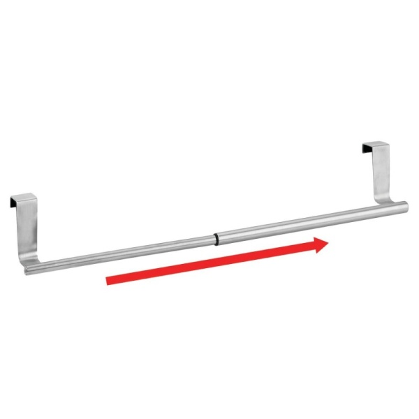 InterDesign / Держатель для кухонного полотенца Forma надверный с функцией расширения от 22.9 до 43.2 см (100892)